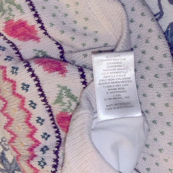 American Girl x Janie and Jack Rose Fair Isle beret hat 6-8 Easter - Picture 3 of 4